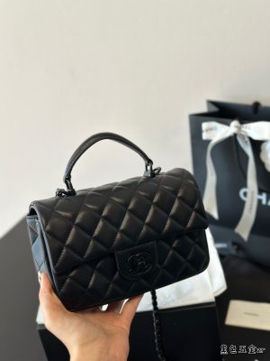 Chanel | 22B cf handle mini box - Image 5