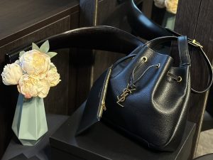 YSL Saint Laurent drawstring bucket bag