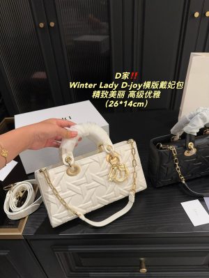 DIOR Winter Lady D-joy horizontal version Lady Dior bag - Image 2