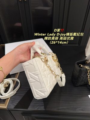 DIOR Winter Lady D-joy horizontal version Lady Dior bag - Image 3