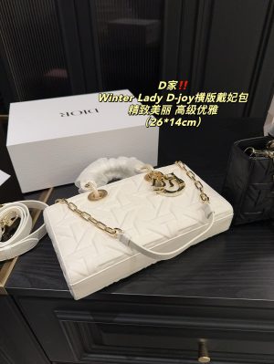 DIOR Winter Lady D-joy horizontal version Lady Dior bag - Image 4
