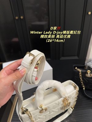 DIOR Winter Lady D-joy horizontal version Lady Dior bag - Image 6