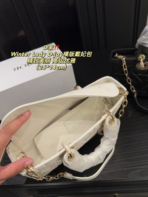 DIOR Winter Lady D-joy horizontal version Lady Dior bag - Image 7
