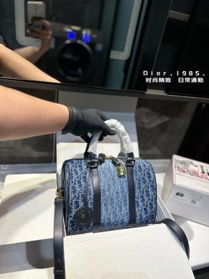 Dior Groove Lucky Star Diamond Bowling Bag