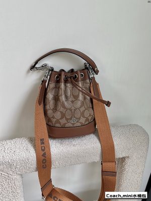 Coach Mini Drawstring Bucket Bag
