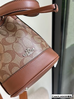 Coach Mini Drawstring Bucket Bag - Image 5