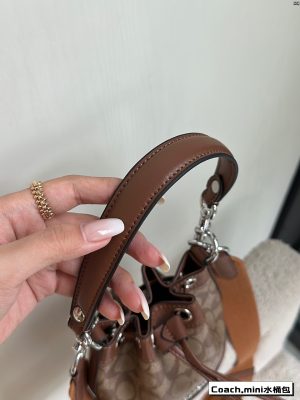 Coach Mini Drawstring Bucket Bag - Image 2