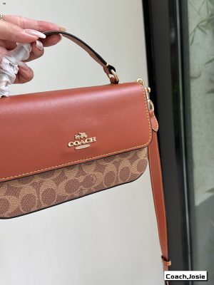 Coach Josie Handbag Gold Brick Bag - Image 6