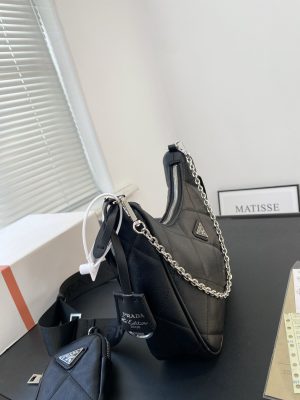 Prada 3-in-1 Prada hobo underarm bag - Image 6