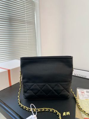Prada Nylon Diamond Chain Flap Bag - Image 6