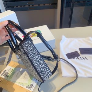 Prada rhinestone series sparkling mini tote bag - Image 8