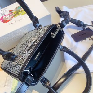 Prada rhinestone series sparkling Cleo underarm bag  - Image 11