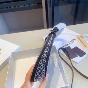 Prada rhinestone series sparkling Cleo underarm bag  - Image 6