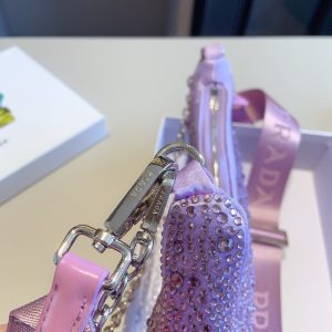 Prada rhinestone series sparkling HOBO three-in-one crossbody bag - Image 5