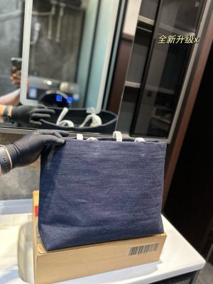 Prada denim series large capacity tote bag - Image 6