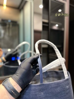 Prada denim series large capacity tote bag - Image 3