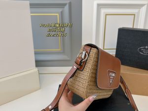 PRADA new Prada straw crossbody bag - Image 9
