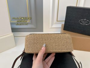 PRADA new Prada straw crossbody bag - Image 7