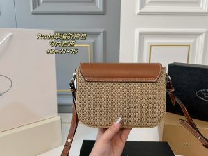 PRADA new Prada straw crossbody bag - Image 6