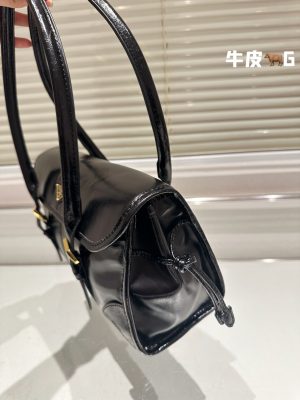 Prada Retro Soft Leather Underarm Bag - Image 8