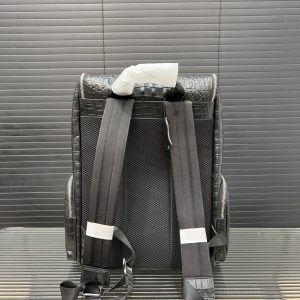 Crocodile pattern cowhide multifunctional backpack - Image 2