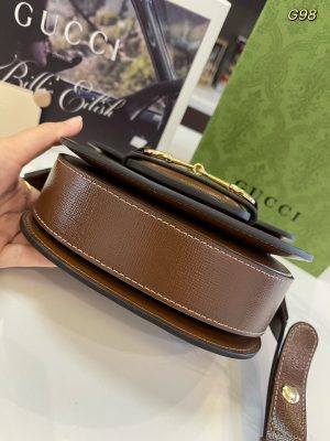 GUCCI 1955 Horsebit bag GG saddle bag-1 - Image 7