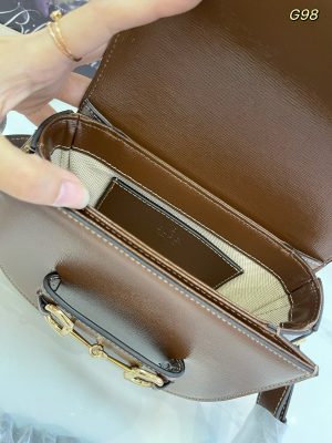 GUCCI 1955 Horsebit bag GG saddle bag-1 - Image 2