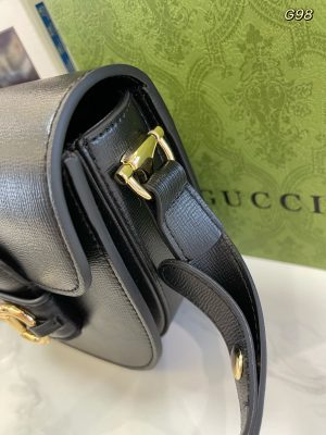 GUCCI 1955 Horsebit bag GG saddle bag-2 - Image 6