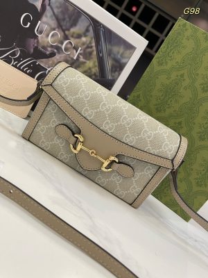 Gucci GG horizontal version mobile phone bag Horsebit