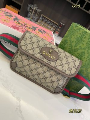 Gucci tiger head waist bag shoulder bag - Image 2