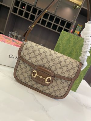 Gucci 1955 Gucci Saddle Bag - Image 3