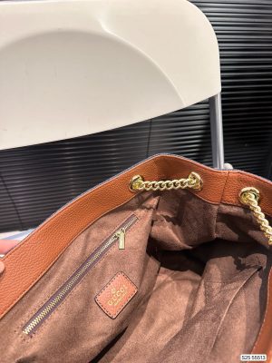 Gucci denim tassel soho chain bag - Image 3