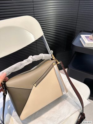 Pure leather Loewe geometric bag - Image 6