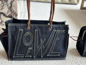 Vintage Loewe canvas bag - Image 4