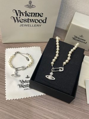 Vivienne Westwood Saturn Series Pearl Necklace