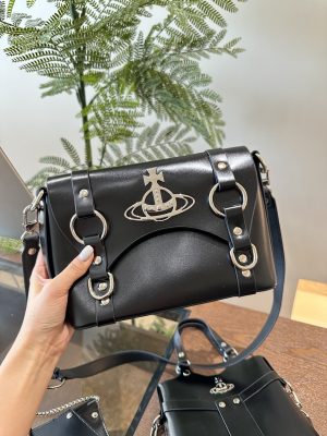 Vivienne Westwood matte messenger bag